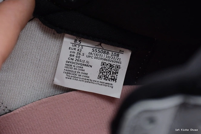 1st Kicks High 555088-108 Haze Jordan Air 1 OG Stage 0824